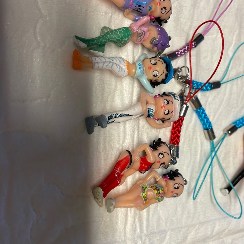 Very beautiful colorful Betty boop phone accessories